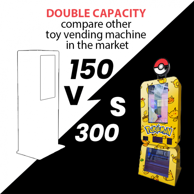Pokémon Automated Retail Vending Machine with Touch Screen for Pokémon TCG Cards Pikachu