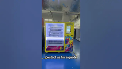 Máy bán đồ chơi Pokémon và thẻ tcg sẵn sàng giao hàng, nhận hàng ở giữa, cửa tự động, WM600