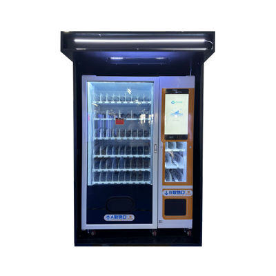 Chất lượng  Convenient Snacks Drinks Combo Raincoats Folding Umbrella Vending Machine For Outside Location Nhà máy