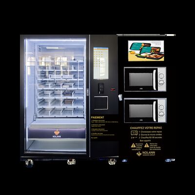 Chất lượng  Big Capacity Hot Food & Pizza Vending Machine with Microwave Heating and Refrigeration System Nhà máy