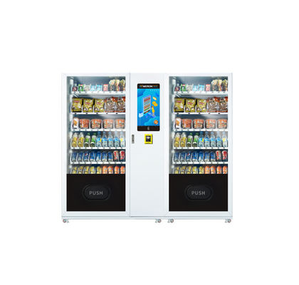 Máy bán hàng tự động kết hợp đồ ăn nhẹ màn hình cảm ứng 22 inch, dung lượng lớn, thanh toán không tiền mặt