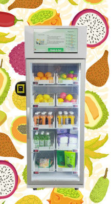 Máy bán hàng tự động sản phẩm nông sản tươi sống có hệ thống làm mát và màn hình cảm ứng