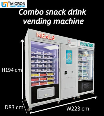 Máy bán hàng tự động thông minh Combo Snack với màn hình cảm ứng Telemetry