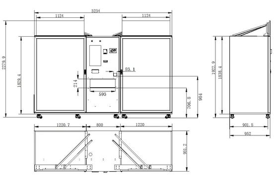 Máy bán hàng tiện lợi với xác minh tuổi và thanh toán ví điện tử