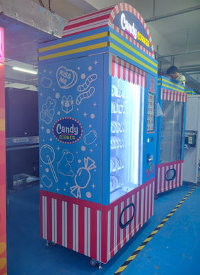 Máy bán hàng tự động đồ ăn nhẹ có hệ thống xác minh tuổi cho sân bay và nhà ga W1260mm*D830mm*H1940mm