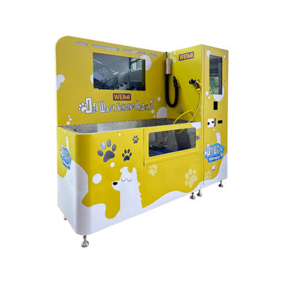 Máy giặt tự phục vụ cho chó tiện lợi cho các cửa hàng thú cưng có màn hình cảm ứng 21.5 inch và màn hình LCD 32 inch