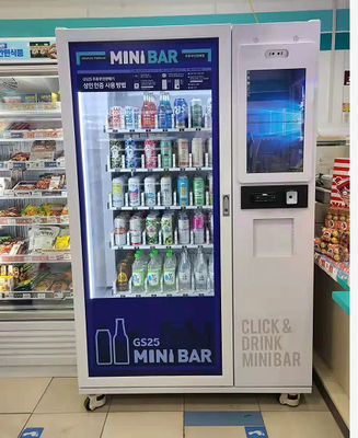 Máy bán bia tự động thân thiện với người dùng, có hệ thống thanh toán bằng thẻ ID và kết nối Internet WIFI / 3G