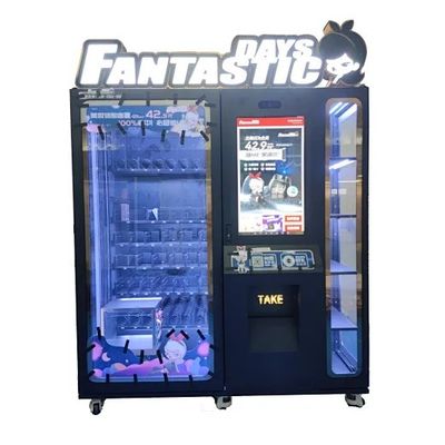 7 tầng* 12 khe Capacity Toy Vending Machine Strip Lights for Eye-catching Design