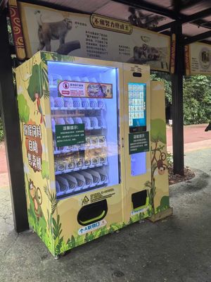 Máy bán thức ăn vật nuôi khung kim loại thuận tiện cho dung lượng cao và bổ sung đáng tin cậy