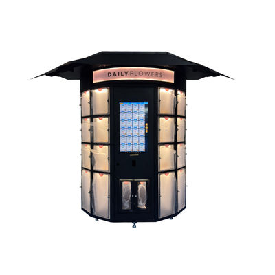 Ngăn đựng đồ tùy chỉnh Micron để bán hoa tươi Máy bán hoa thông minh ngoài trời