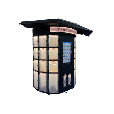 Máy bán hàng tự động tủ khóa 820W với kích thước tủ khóa tùy chỉnh và khung kim loại tấm