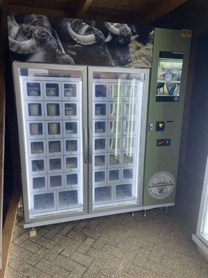 Máy bán hàng tự động tủ khóa cửa kính khung kim loại với chất làm lạnh R290