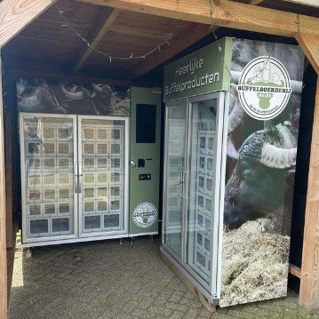 Tùy chỉnh Máy bán hàng tự động tủ khóa dán với hệ thống thanh toán tiền mặt và chất làm lạnh R290