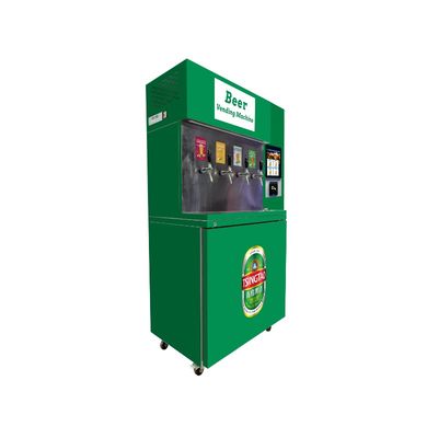 R290 Máy bán hàng tự phục vụ chất làm lạnh màn hình cảm ứng 10 inch Lựa chọn bia dễ dàng và thanh toán không dùng tiền mặt