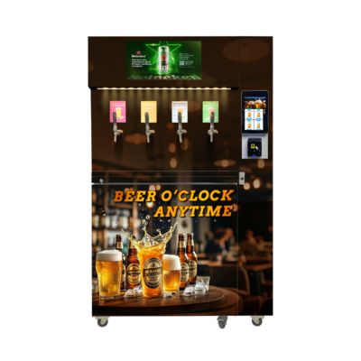 Máy bán bia tươi tiết kiệm điện W97*D66*H205 Cm với hệ thống làm lạnh 5-8C