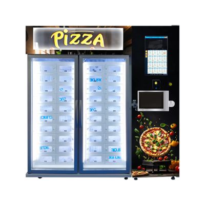 Máy bán pizza 40 ngăn có kệ lò vi sóng -22℃ đến 20℃