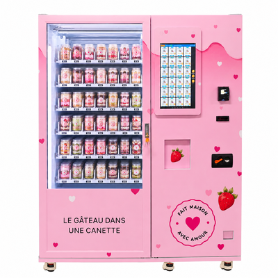 Cake Vending Machine with XY Axis Elevator for 24/7 Canned Cake and Cupcake Sales