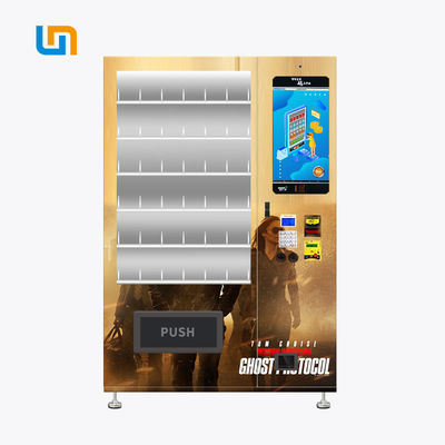 Máy bán hàng tự động DVD CD đĩa phim với cửa kính hai lớp cường lực, máy bán hàng tự động thư viện, Micron