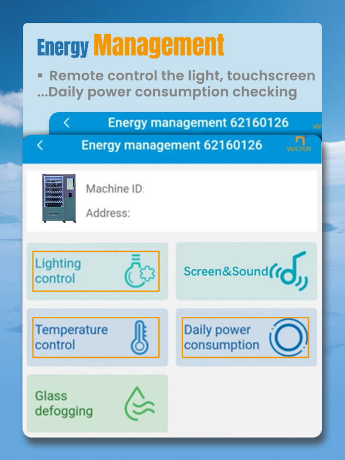 Frozen Treats Ice Cream Vending Machine -22℃ Keep Ice Cream Fresh Popsicle Vending Machine