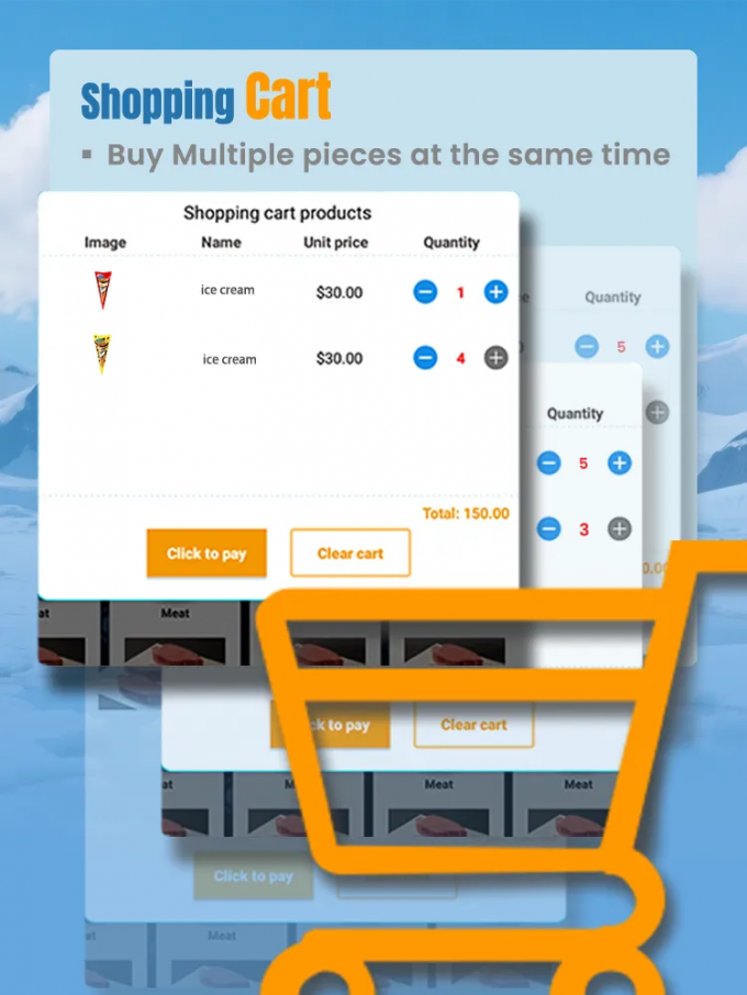 Frozen Treats Ice Cream Vending Machine -22℃ Keep Ice Cream Fresh Popsicle Vending Machine