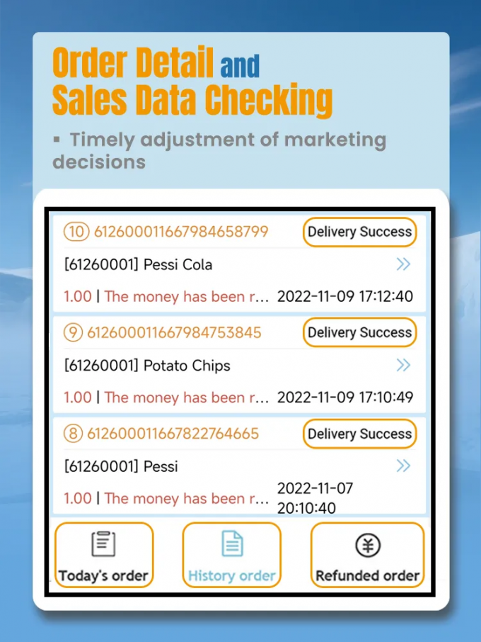 Frozen Treats Ice Cream Vending Machine -22℃ Keep Ice Cream Fresh Popsicle Vending Machine